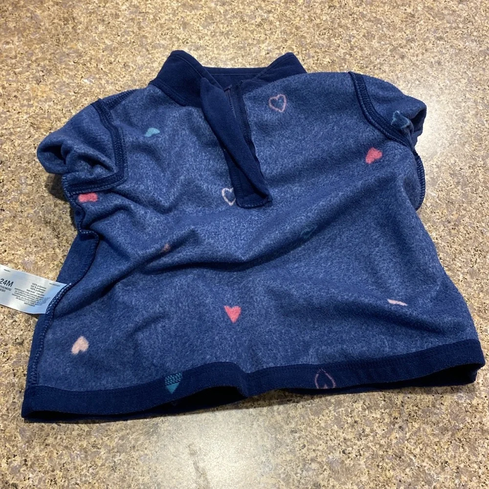 OshKosh B’gosh Pullover Fleece Partial Zip 24 Months
